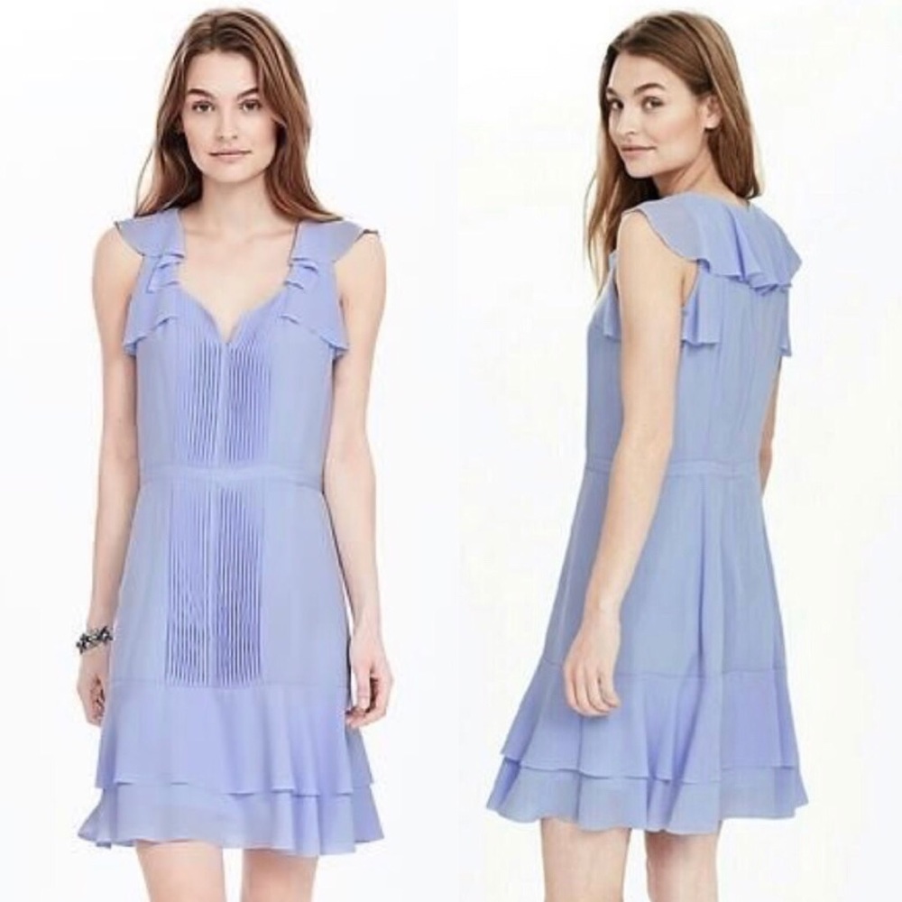Banana Republic Flutter-sleeve Career Dress